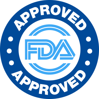 FDA-Registered Facility stamp — BloodPril® complies with US production oversight