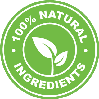 100% Natural stamp — BloodPril® is built from nature-based inputs only